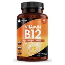 Vitamin B12 1000mcg Methylcobalamin 120 Vegan Tablets