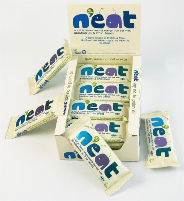 Neat Natural Energy Blueberries & Chia Seeds Bar 45g - Image 2