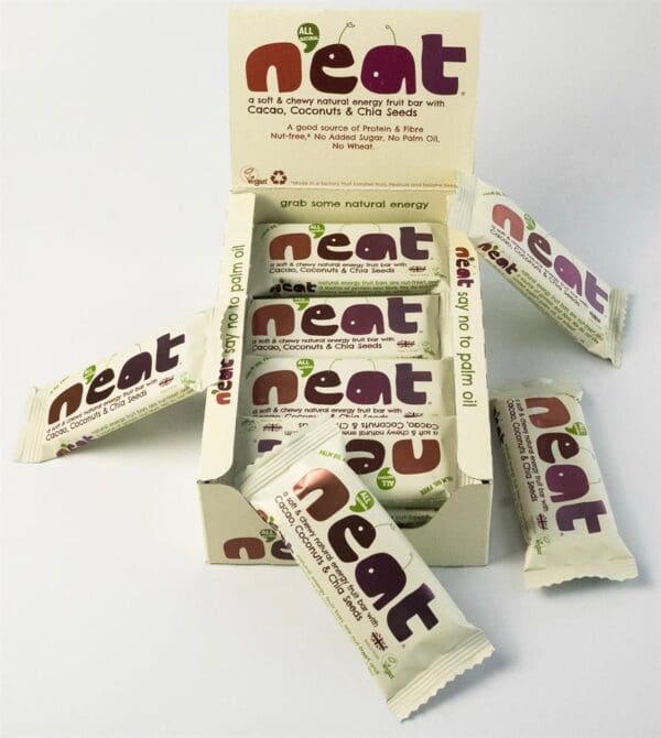 Neat Natural Energy Cacao & Coconuts Bar 45g - Image 2