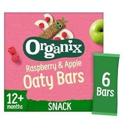 Raspberry & Apple Organic Soft Oat Snack Bars Multipack(6x23g)