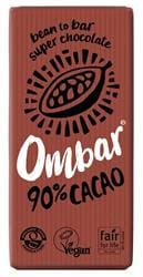 Ombar 90% Cacao Dark Chocolate Bar 70g