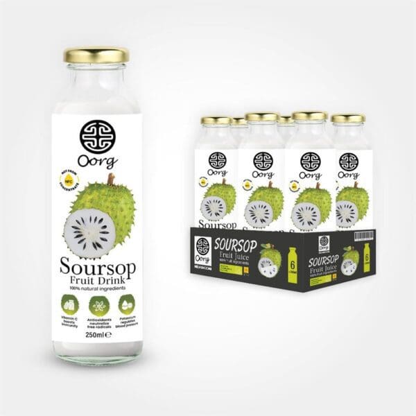 OORG Pure Soursop Graviola Juice High Immune Booster 250ml - Image 2