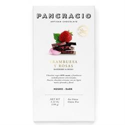 Raspberry and Roses Dark Chocolate 100g