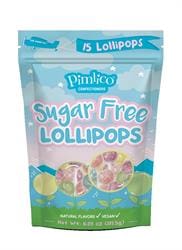 Sugar Free Lollipops 15PCS Pouch Bag 172.5g