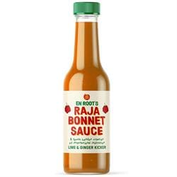 Raja Bonnet Lime & Ginger Kicker Sauce - Fresh Scotch Bonnet Kesar Mango & Spices 250ml