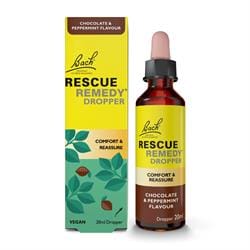 Rescue Chocolate & Peppermint Dropper 20ml