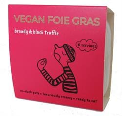 Vegan Foie Gras - Pate with Foraged Black truffle & Brandy 120g