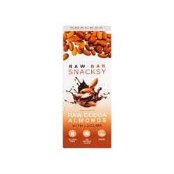 Snacksy Raw Chocolate Alternative Almonds with Lucuma Bar 40g