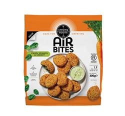 Strong Roots Air Bites Crispy Spinach & Carrot 300g