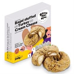 Wholegrain Bagel with Turkey & Cheese 240g