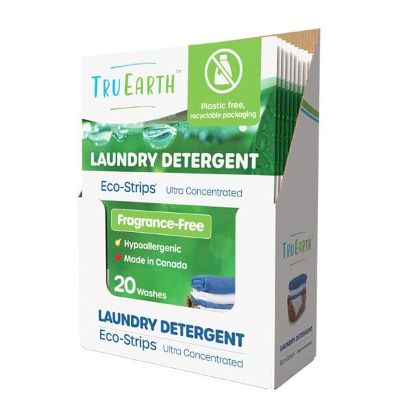 Tru Earth Eco Laundry Strips Fragrance Free 20 strips - Image 2