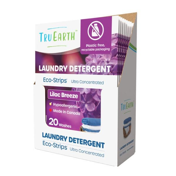 Tru Earth Eco Laundry Strips Lilac Breeze 20 strips - Image 2