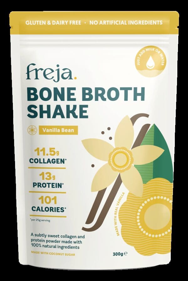 Freja Bone Broth Shake 300g - Vanilla