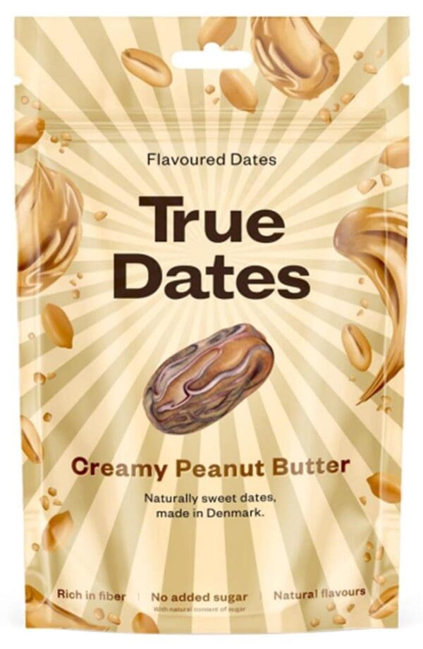 True Dates Creamy Peanut Butter 100g - Image 2