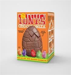 Tony's Large Milk Caramel Sea Salt Easter Egg & Mini Eggs 242g