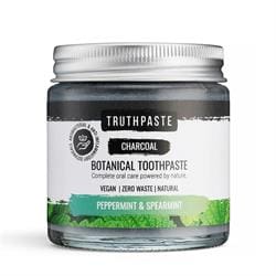 Truthpaste Charcoal: Peppermint & Spearmint Toothpaste 100ml