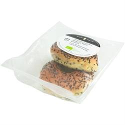 Pur Pain Organic Vegan Nigella Seed Bagels 2x90g