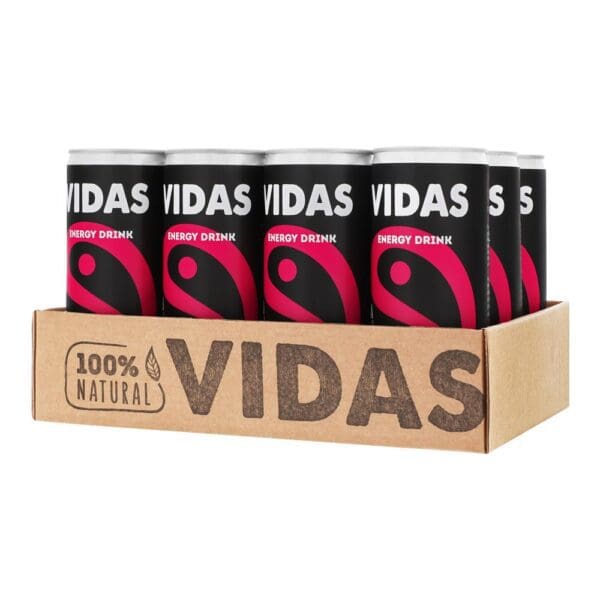 VIDAS Boost Natural Energy Drink 250ml - Image 2