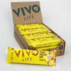 Vivo Life 65g Plant Protein Bar Lemon & Cashew