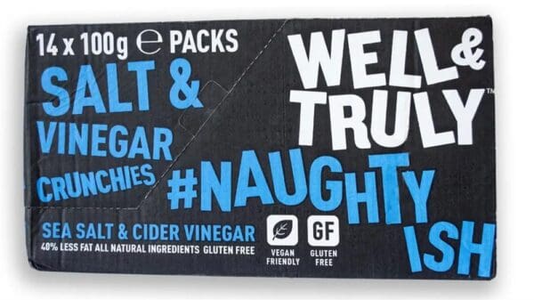 Sea Salt & Cider Vinegar Crunchies Snack 100g - Image 2