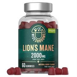 Wiseshrooms Lions Mane 2000mg - 60 Vegan Gummies