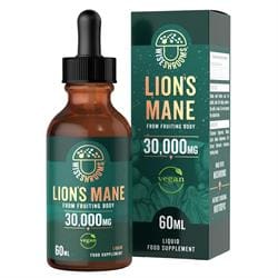 Wiseshrooms Lions Mane Mushroom 30000mg  - 60ml Vegan Liquid