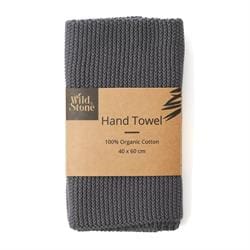 Organic Cotton Hand Towel - Slate Grey