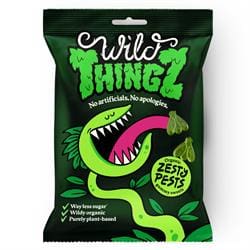 Wild Thingz Organic & Vegan Sweets Zesty Pests Gummy Sweets 130g