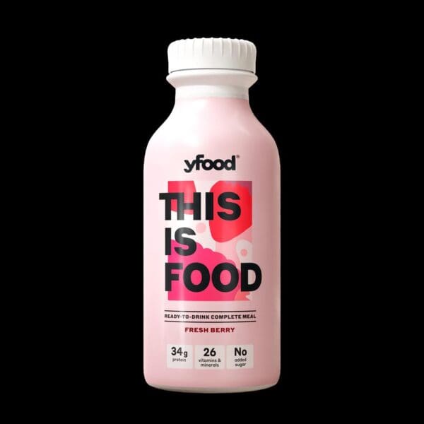 yfood Fresh Berry Ready to Drink Complete Meal 500ml - Image 2