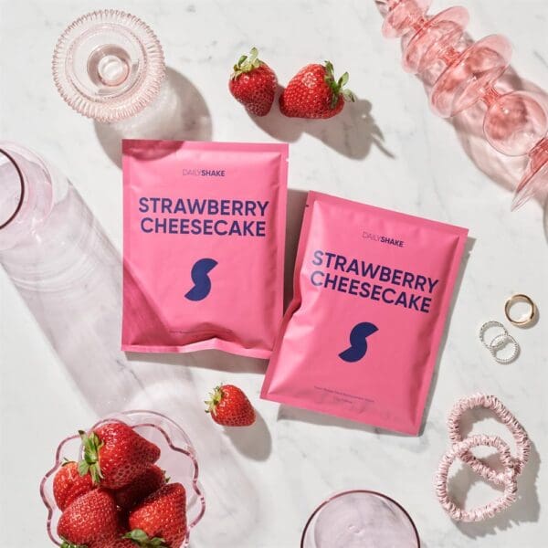 Strawberry Cheesecake Meal Replacement Sachet 50g - Image 2