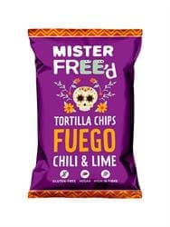 Mister Free'd  Vegan Tortilla Chips with Chili Lime Fuego 135g