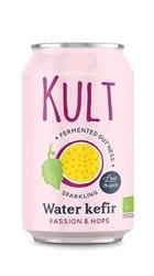 KULT Water Kefir Passion & Hops Organic 330ml Can