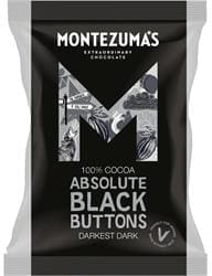 Absolute Black Buttons Darkest Dark Chocolate Buttons 120g