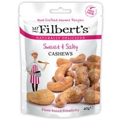 Mr Filberts Sweet and Salty Cashews 40g