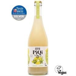 PiQi Fermented Water Kefir Ginger & Lemon 750ml