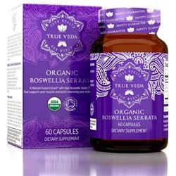 Boswellia: Organic Natural Vegan Ethical Non-GMO 60 capsules