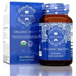 Bacopa: Organic Natural Vegan Ethical Non-GMO 60 capsules