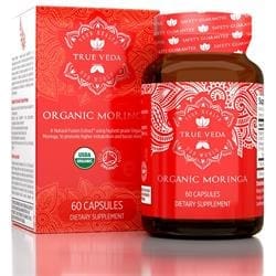 Moringa: Organic Natural Vegan Ethical Non-GMO 60 capsules