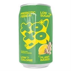 XOXO Ginger & Lemon Prebiotic Soda 330ml