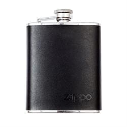 Zippo Flask Leather Wrapped 6oz