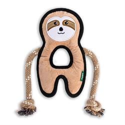 Plush Sloth Dog Toy Medium.