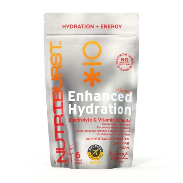 Enhanced Hydration + Energy 6 Strawberry/Watermelon. 6 sachets