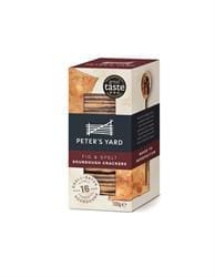 Peter's Yard Fig & Spelt Sourdough Crackers 100g