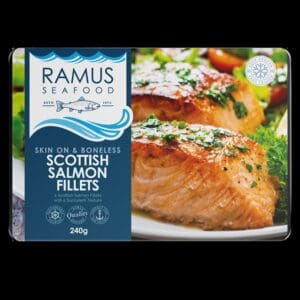 Ramus Seafood Skin on Boneless Scottish Salmon Fillets 240g
