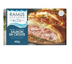Ramus Seafood Frozen Ready to Cook Salmon En Croute 500g