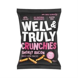 Well & Truly Crunchies Smokey Bacon Snack 100g