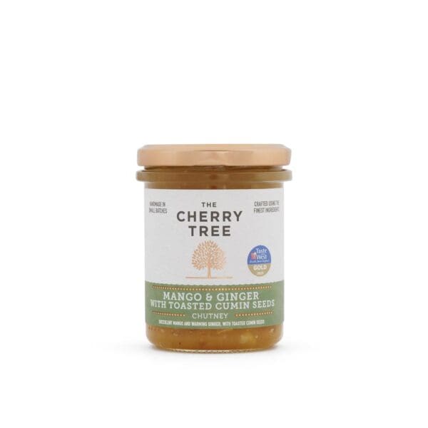 The Cherry Tree Mango and Ginger Chutney with Toasted Cumin Seeds 210g