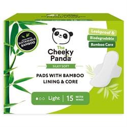 Biodegradable bamboo liner and core light pads