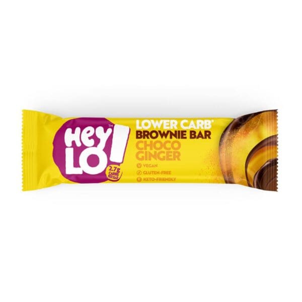 Heylo Choco Ginger Brownie Bar 40g - Image 2