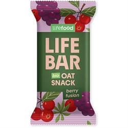 LifeFood Organic Lifebar Oat Snack Berry Fusion 40 g